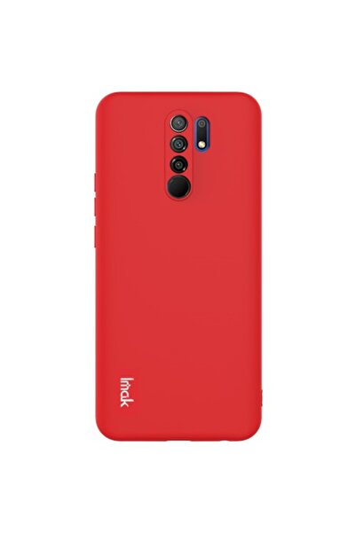 Case IMAK UC-2 Σιλικόνη TPU με αίσθηση δέρματος για Xiaomi Redmi 9 - Κόκκινο