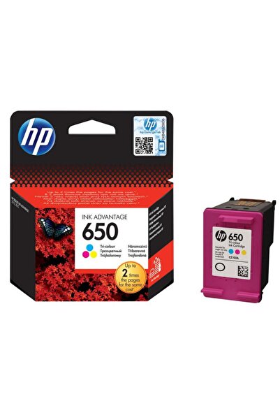 HP Cartuș inkjet 650 CZ102AE tricolor