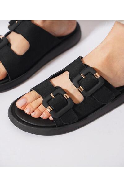 MİSS PARK MODA Buckle Women's Slippers