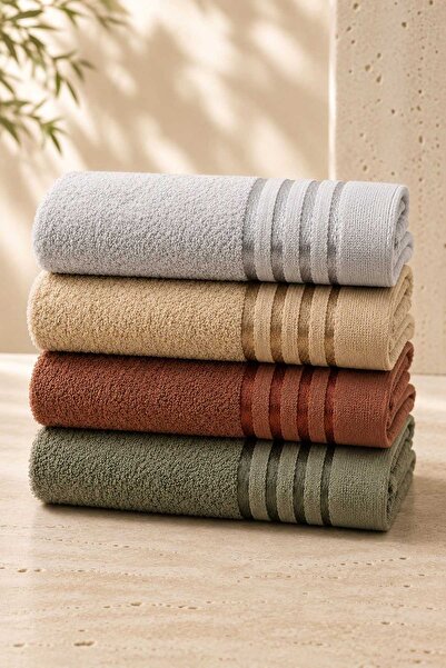 TakÇalıştır 4-Piece Hand and Face Towel Set 50X85 cm Newline