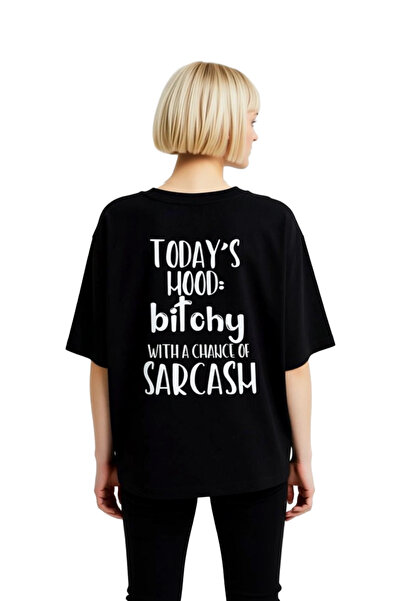 PayBuy Women's Oversize Short Sleeve Printed T-Shirt Humorous Slogan Detailed...