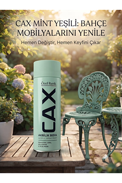 caxcolors CAX Rengi Akrilik Sprey Boya 400ml - Ahşap Bahçe Mobilyası ve Hobi ...