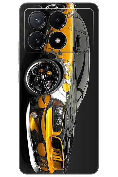 Ceppare Poco X6 PRO 5G Uyumlu Kılıf Desen Baskılı Silikon Carros Velozes STK:...