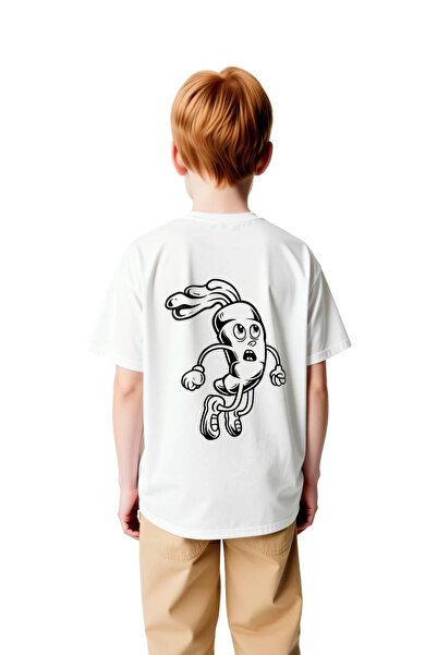 PayBuy Children's Running Carrot Cute Character Printed T-Shirt 100% Cotton R...