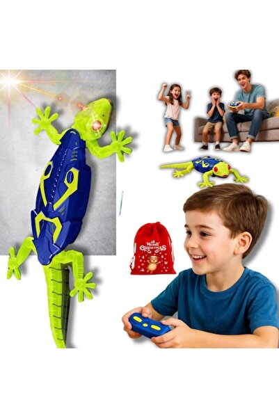 OEM GECKO INTERACTIV, ROBOT REPTILĂ, LUMINEAZĂ, TELECOMANDAT, SE TÂNGEREȘTE, ...