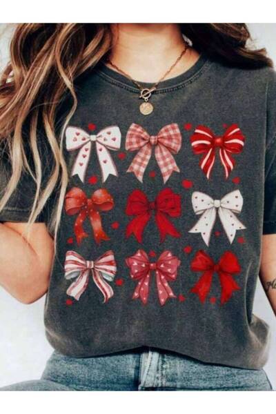 NOURAM Comfort Coquette Her, Cute Bow Shirts, 1pc Valentines Shirts Women Gif...