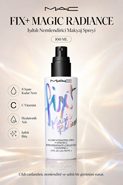 M.A.C Yoğun Nemlendirici & Aydınlatıcı Makyaj Spreyi 100 ml - C Vitaminli
