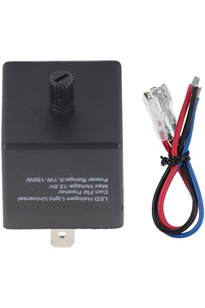 STARSTAR LED Turn Signal, 12V 24V Relay, Durable 3-Pin Replacement Auto Acces...