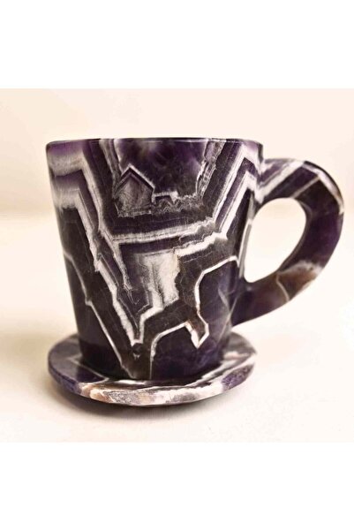craftmystic Κούπα από Αμέθυστο Chevron με βάση - Ένας τελετουργικός εκλεπτυσμός