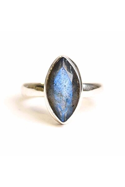 craftmystic 925 silver ring with delicate labradorite – intuition and protection