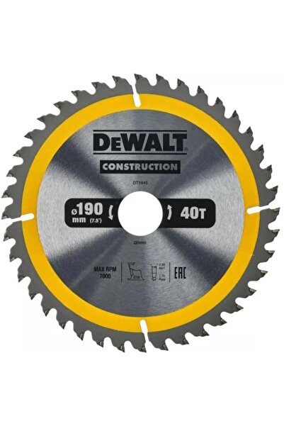 Dewalt DT1945-QZ Circular Saw Blade 190 x 30 mm 40T Silver