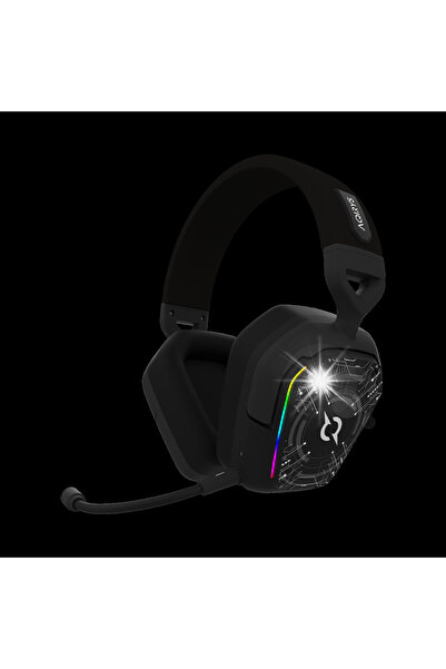 AQIRYS Căști ANC Mod Dual: Wireless și Bluetooth + Cu Fir ALNAIR negru
