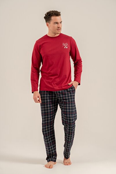Arnetta New Year's Special Men's Pajama Set, 100% Cotton