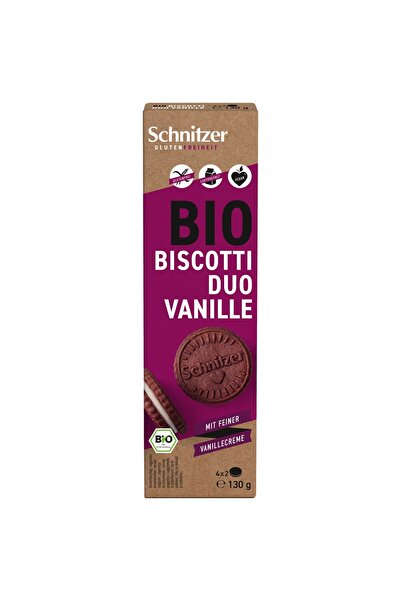 Schnitzer Biscuiti cu crema de vanilie fara gluten,