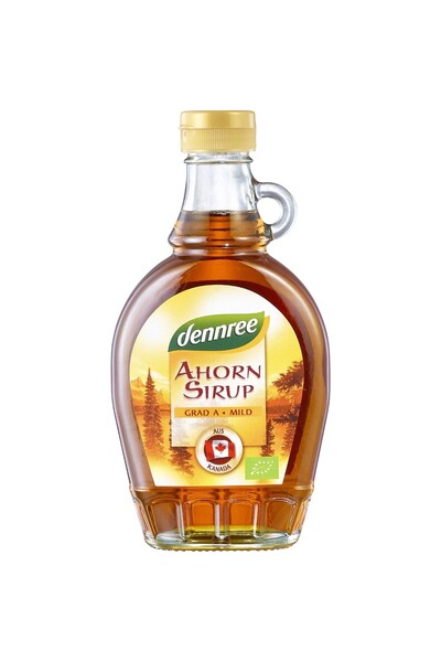 Dennree Sirop de arțar organic, Gust Fin, Clasa A, 250ml
