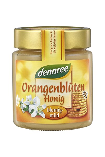 Dennree Miere ecologică de flori de portocal, 500g