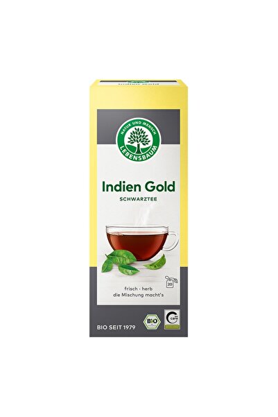 Lebensbaum Ceai negru indian, 20 pliculețe de ceai organic, 40g
