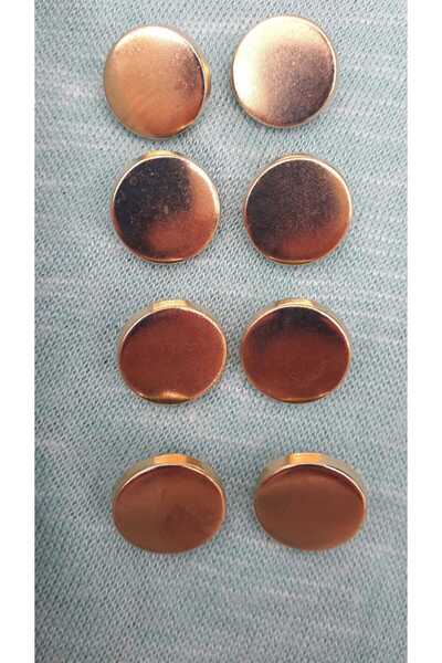 ILCARE ƎE GOLD METAL DÜĞME 18 mm 8Adet