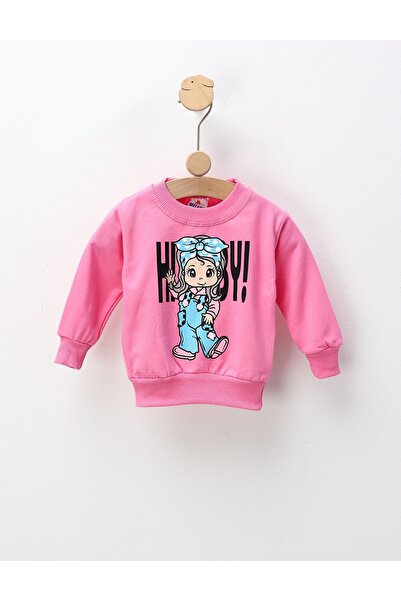 MiniKids Bluza flausata roz deschis fetita by FDY