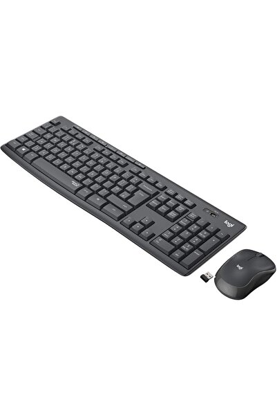 logitech g1 مجموعة لوحة مفاتيح وماوس لاسلكية لوجيتك MK270 لنظام ويندوز بتصميم...