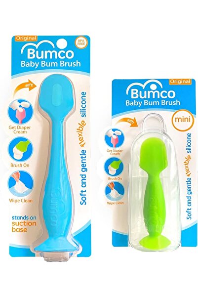 Baby Bum Brush Bumco 2-PACK Diaper Cream Spatula - FULL-SIZE + MINI with TRAV...