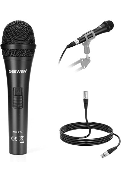 GENERAL Neewer Dynamic Cardioid Microphone with XLR Male to Female XLR Cable,...