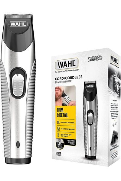 Wahl Professional ماكينة تشذيب اللحية والشعر من Wahl، تعمل بالسلك أو لاسلكيًا...