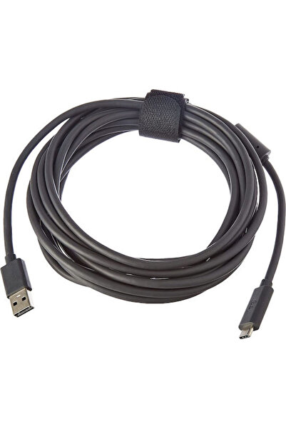 logitech Meetup Καλώδιο USB 2.0 USB-C αρσενικό - USB-A Μαύρο 5μ (993-001391)