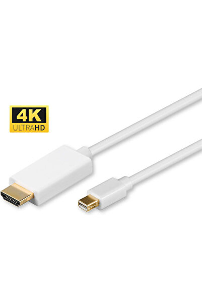 MicroConnect Καλώδιο mini DisplayPort αρσενικό - HDMI αρσενικό 3μ Λευκό (MDPH...