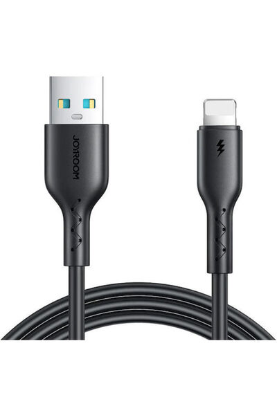Joyroom Καλώδιο USB-A σε Lightning Μαύρο 1μ (SA26-AL3)