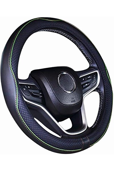 Mayco Bell Microfiber Leather Car Medium Steering Wheel Cover (14.5''-15'',Bl...