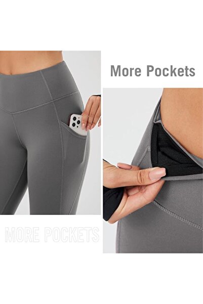 BALEAF Women's Fleece Lined Leggings Winter Yoga Leggings Thermal High Waiste...