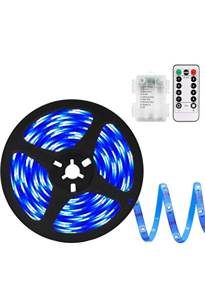 echosari Battery Powered Led Strip Lights with Remote Warm White, 8 Modes, Di...