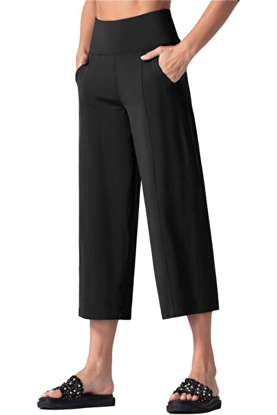 THE GYM PEOPLE Bootleg Yoga Capris Pants for Women Tummy Control High Waist W...