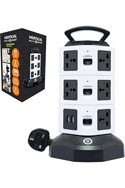 Smart Design Solutions Universal plug extension cord with usb surge protector...