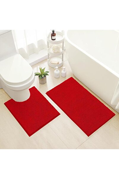GENERAL HOMEIDEAS 2 Pieces Bathroom Rugs Set Navy Blue, Ultra Soft Non Slip B...