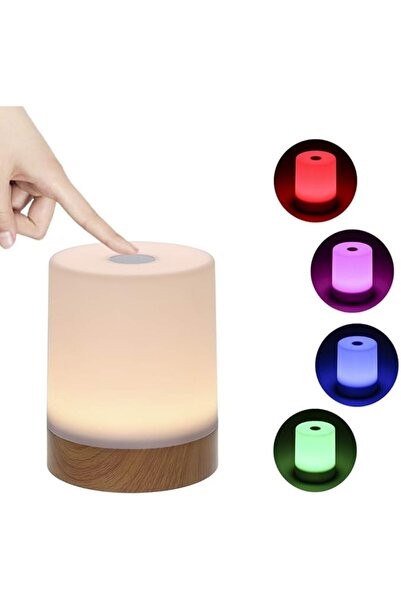 ANSELF Portable Night Light USB Rechargeable Dimmable Warm White & Color Chan...