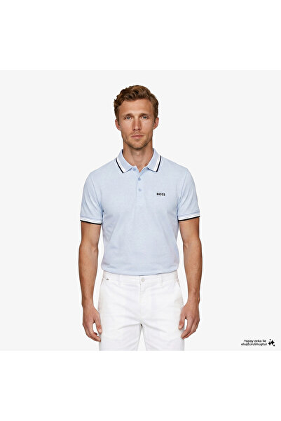 BOSS Paddy Erkek Mavi Polo