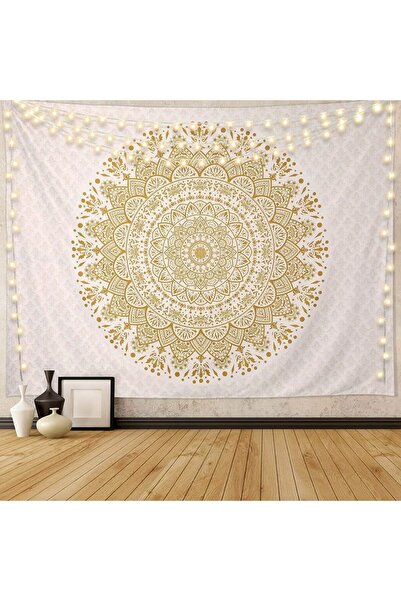 GENERAL Edeesky Black Blue Mandala Tapestry Wall Hanging Vintage Tapestries A...