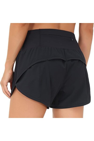THE GYM PEOPLE Womens High Waisted Running Shorts Quick Dry Athletic Workout ...