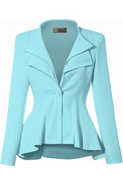 Hybrid & Company womens Classic Classic | Classic peplum silhouette, double l...