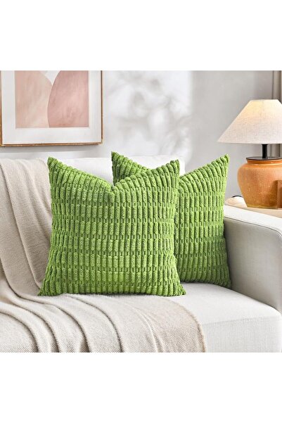 Fancy Homi 2 Packs Dusty Blue Decorative Throw Pillow Covers 18x18 Inch for L...
