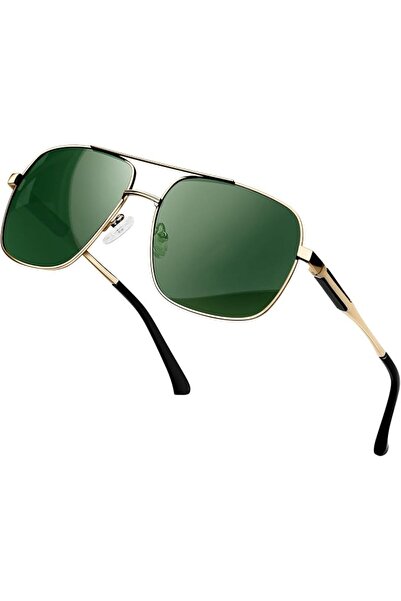 KANASTAL Metal Frame Sunglasses Military Style UV400 Polarized Sunglasses | D...