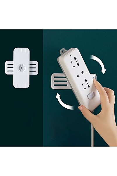 GoodTool حامل قابس كهربائي، حامل لوحة طاقة مثبت على الحائط، حامل لوحة طاقة قا...