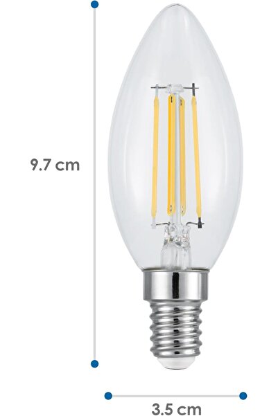 Alfanar CW 4.5W LED Filament Candle ENERGY EFFICIENT