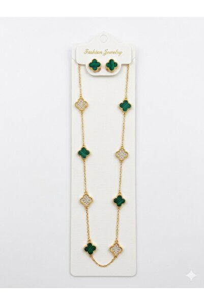 Houzi 2 PCS Jewelry Set – Necklace & Stud Earrings ,