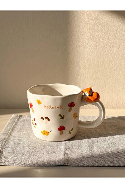 LC Waikiki Porcelain Mug with Mixed Animal Figures 440 ml (W6)