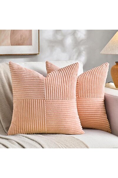 Fancy Homi 2 Packs Rust Boho Decorative Throw Pillow Covers 18x18 Inch for Co...