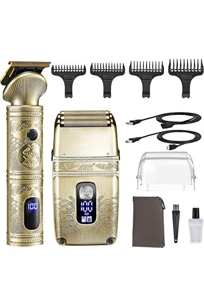 VGR Gifts for him Hair Trimmer & Electric Razor for Men, Foil Shaver, Beard T...