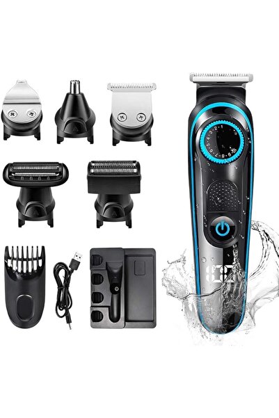 YAKITER 5 in 1 Trimmer for Men Multifunctional Beard Nose Body Trimmer Shaver...